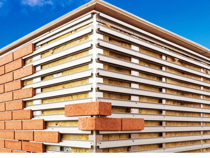 Cladmate facade systems on site