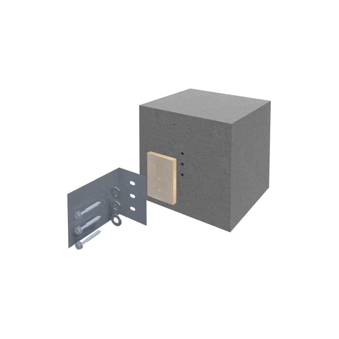 Masonry to cladding connection
